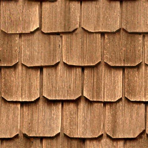 Wood Shingle Roof Texture Seamless 03809