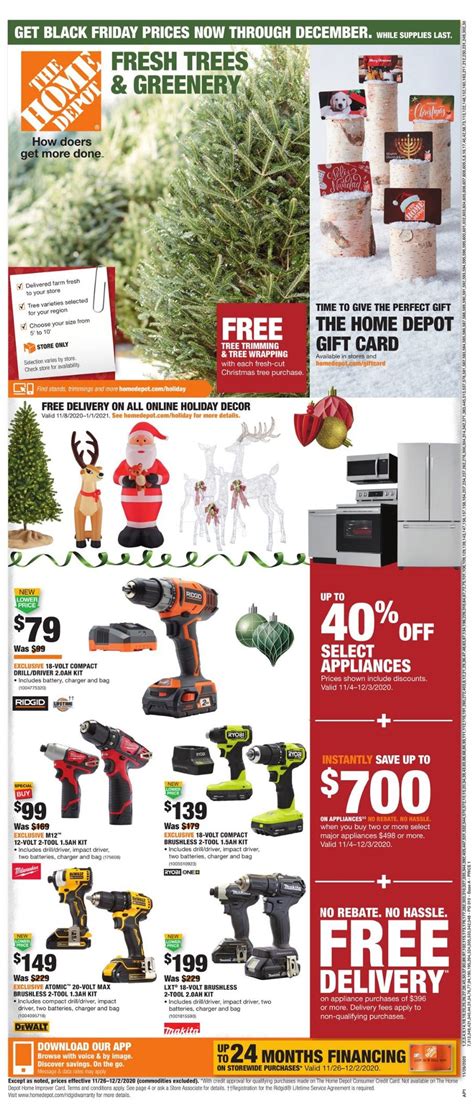 Home Depot Black Friday 2020 Current Weekly Ad 1126 12022020 10