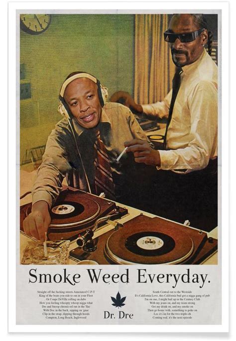 Smoke Weed Every Day Poster Juniqe