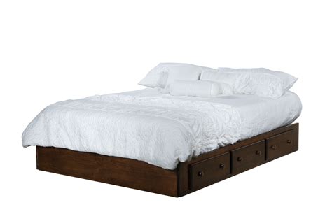 Amish Platform Bed Frame From Dutchcrafters Amish Furniture