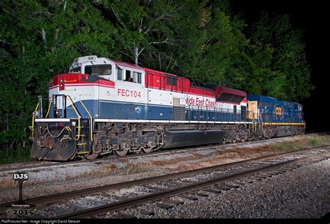 Fec 104 Florida East Coast Railroad Fec Emd Sd70m 2 At Pendergrass