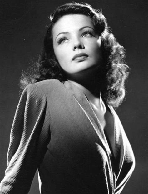 Actress Gene Tierney 1940s One Of The Most Beautiful Film Stars Ever