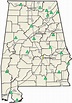 Alabama National Parks Map - Islands With Names