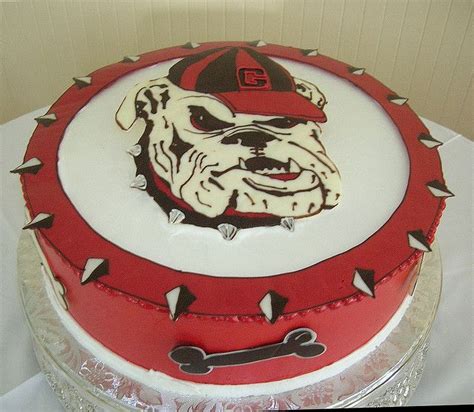 Uga Cake Georgia Bulldogs Cake Bulldog Cake Georgia Bulldogs
