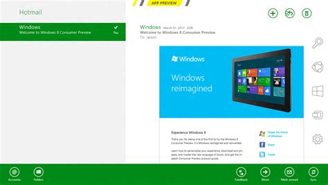 Windows 8 Consumer Preview Windows Mail By Jaisonyr On Deviantart