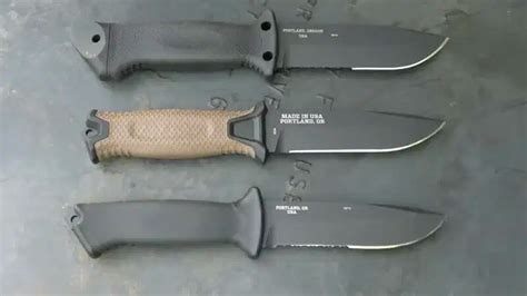 Gerber Prodigy Strong Arm And Lmf Ii Knife Sootch00 Comparison Knife