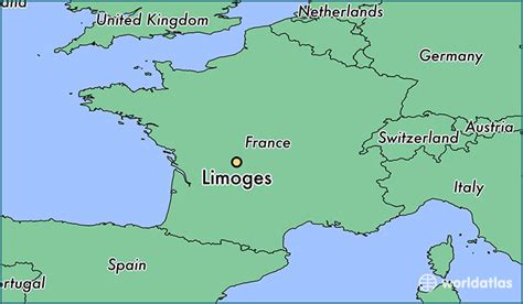 Where Is Limoges France Limoges Limousin Map