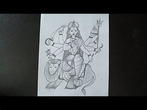 Navratri Special Maa Durga Drawing How To Draw MAA Durga Drawing
