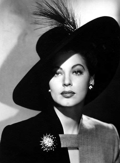 How To Wear A Hat Ava Gardner Capricorn Sun Nice Leo Brooch There
