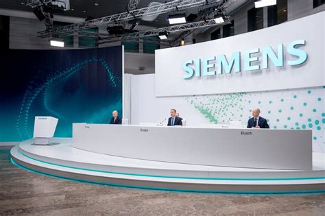 Hauptversammlung Siemens Germany