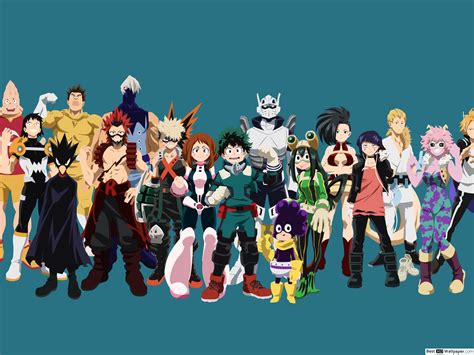 24 Stunning My Hero Academia Poster Desktop Wallpapers Wallpaper Box