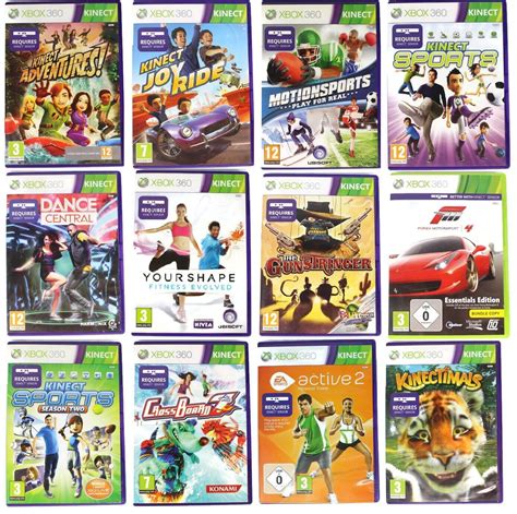 Xbox 360 Kinect Games Multi Listing Kinect Sports Adventures Dance