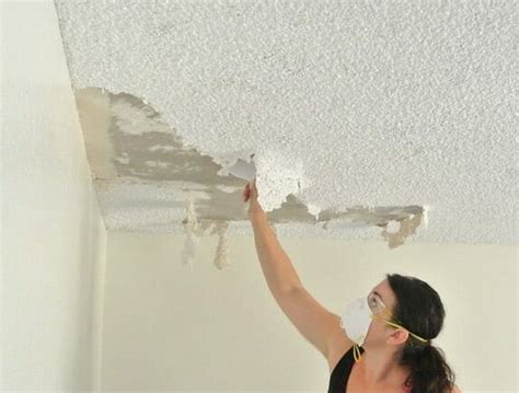 If your ceiling tests positive, you should have a professional licensed in asbestos abatement remove the texture or cover it with paneling or drywall. What Are The Requirements To Remove an Asbestos "Popcorn ...