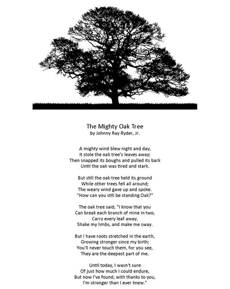 Mighty Oak Tree Quotes Quotesgram Oak Tree Tattoo Tree Quotes Live