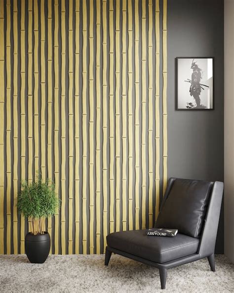 Bamboo Wall Slats Wall Panel 3d Wooden Panels Etsy Uk