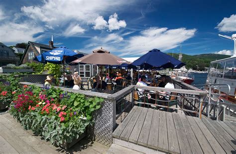 Dockside Dining Waterfront Restaurant Camden Maine New England