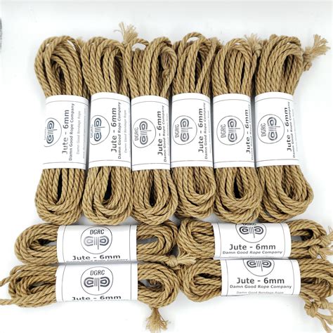shibari rope riggers kit in jute for bondage