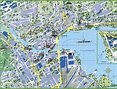 Lucerne tourist attractions map - Ontheworldmap.com