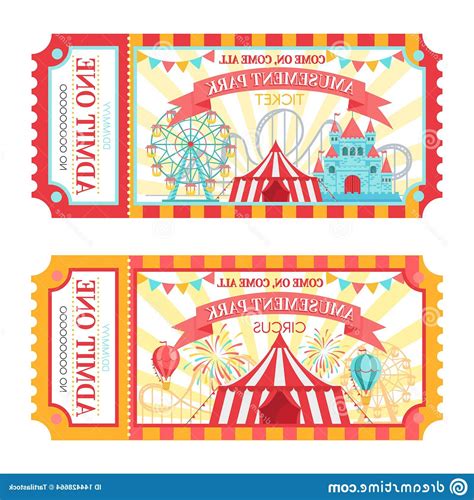 Carnival Ticket Template