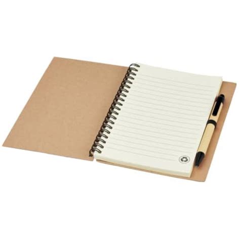 Promotional Recycled Notebook And Pen Total Merchandise