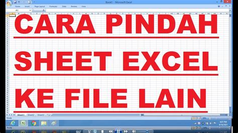 Cara Pindahkan Sheet Excel Ke File Excel Yang Berbeda Cara Pindah