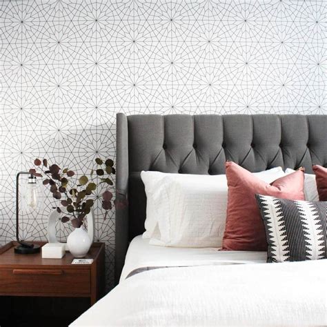 Scandi Style Geometric Wallpaper Geometric Wallpaper Room Wallpaper