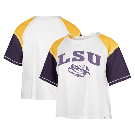 47 Lsu Tigers Serenity Gia Cropped T Shirt Academy