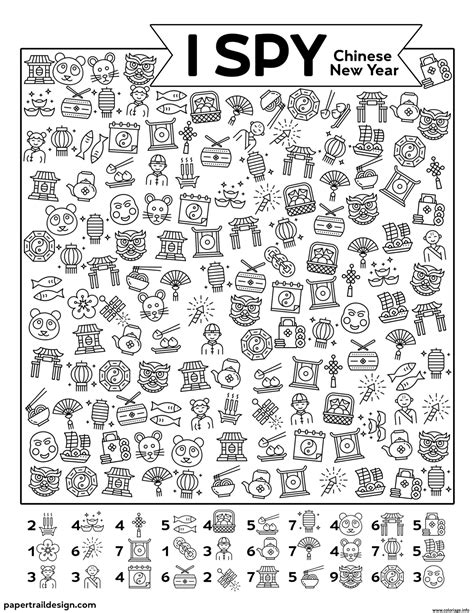 Chinese New Year Free Printable Worksheets
