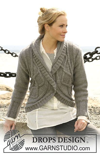 ravelry 104 17 jacket with turns pattern by drops design knit cardigan pattern drops design
