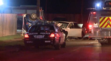 deadly crash knocks out power in nw houston
