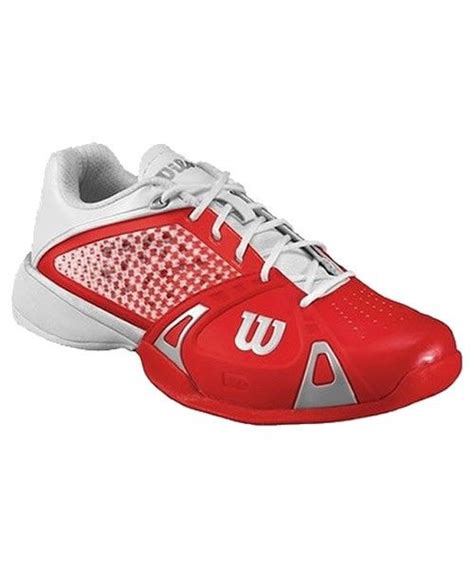 Wilson Rush Pro Cc Clay Roja Calzas Calzado Adidas Blanco Y Rojo
