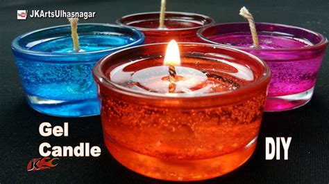 Candle making at home is a fun, easy way to make candles that you can use around the home or give as gifts or wedding favors. DIY How to make Gel Candles | JK Arts 1089 - YouTube