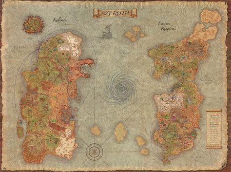 One Map To Rule Them All Classic Azeroth Detailed Map Edit By