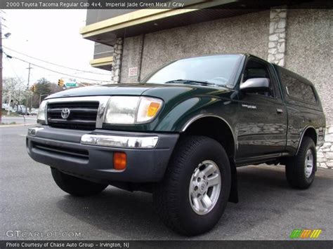 2000 Toyota Tacoma Regular Cab 4x4 In Imperial Jade Green Mica Photo No