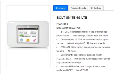 Atandt Based Prepaid Mobile Hotspot Plans With H20 Wireless Bolt