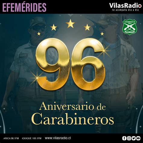 Orden Y Patria InstituciÓn De Carabineros Cumple 96 AÑos De