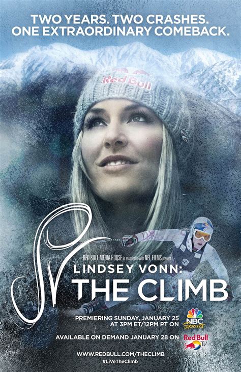 “lindsey Vonn The Climb” Features Never Before Seen Video Of Vonns Nov 20 Crash And Operating