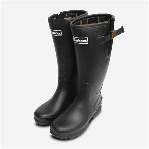 Barbour Mens Tempest Black Premium Wellington Boot