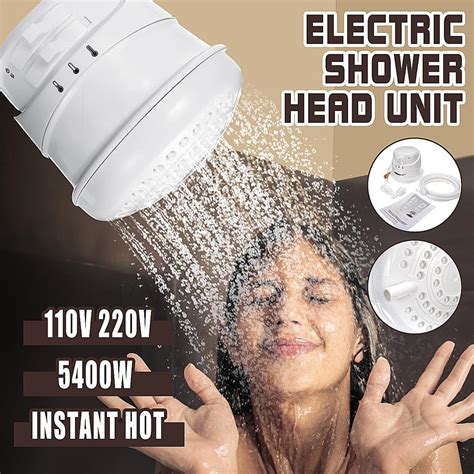 5400w 110v 220v Electric Instant Hot Shower Head Tankless Water