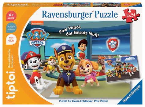 Ravensburger 00135 Tiptoi® Puzzle Für Kleine Entdecker Paw Patrol