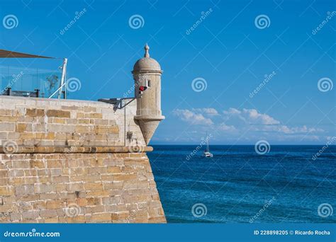 Sesimbra Village In Portugal Editorial Image Image Of Horizon