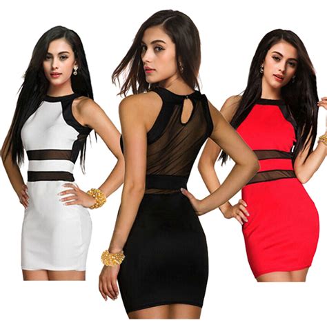 New Women Bandage BodyCon Lace Evening Sexy Party Cocktail MINI Dress 3