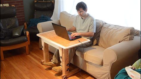 Laptop desk, astory portable laptop bed tray table notebook stand reading holder with m jjypet laptop stand, aluminum computer holder, ergonomic laptops elevator for desk. Knock-down laptop table for couch / standup desk - YouTube