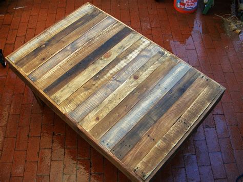 Check spelling or type a new query. Rustic Reclaimed Wood Desk Top idea | Coffee table wood ...
