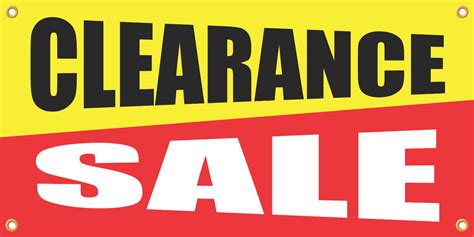 Clearance Sale 2x4 Vinyl Retail Banner Sign Ebay