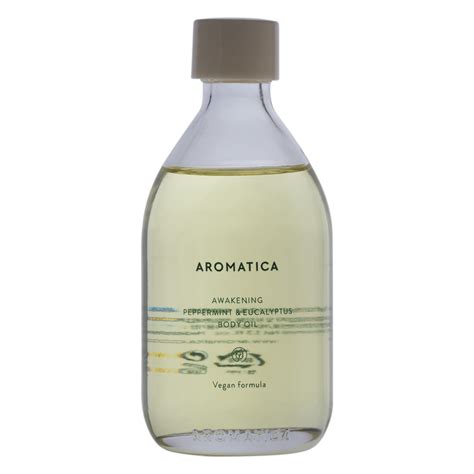 Aromatica Awakening Body Oil Peppermint And Eucalyptus 100ml Okka Beauty