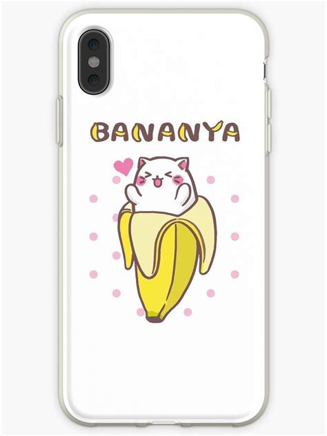 Bananya Banana Cat Kawaii Anime Manga Kitty Iphone Case And Cover By