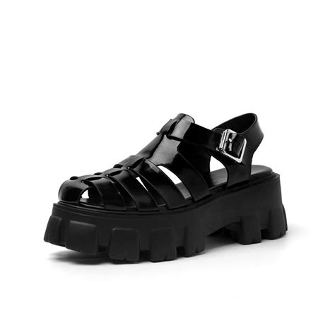 Satın Alın Meotina Shoes Women Genuine Leather Gladiator Sandals High Heel Platform Sandals