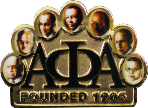 Alpha Phi Alpha Founders Faces Lapel Pin Gold 1375 Product