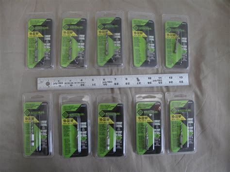 10 New Greenlee Dtap10 32 Drill Tap Countersink Quick Release Bit